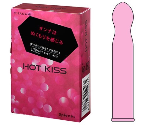 日本相模 Hot Kiss 500 熱吻安全套 5片裝