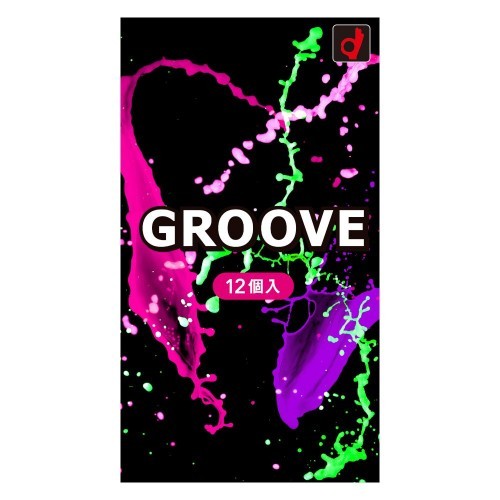 Okamoto Groove Double-Lubricated Condoms (Pack of 12) Lubricated Japanese contraception