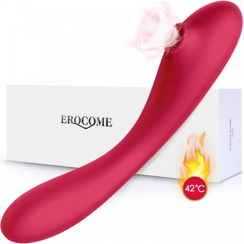 EROCOME Andromeda Flexible sucking and vibrator(red)