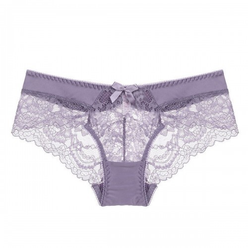 Lace mesh ladies low waist panties  underwear
