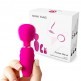 Pocket Wand Mini Sized AV wand with the different head attachments Hot Pink)