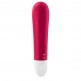 Satisfyer Ultra Power Bullet 3 Mini Bullet Vibrator - Clitoral Stimulator, Personal Massager, Flat Beveled Tip - Portable, Waterproof, Rechargeable, 9cm (Red) 